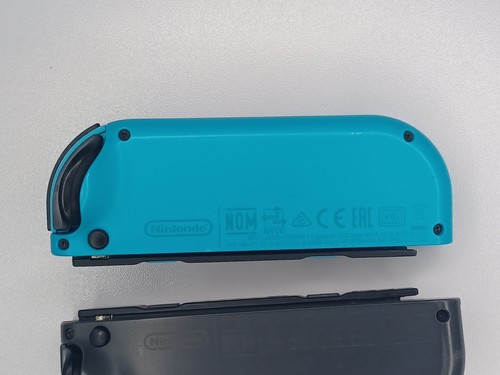 Par de mandos oficiales Nintendo Switch Joy-Con PROBADOS-SIN DERIVA L-AZUL/R-NEGRO - Imagen 9 de 9