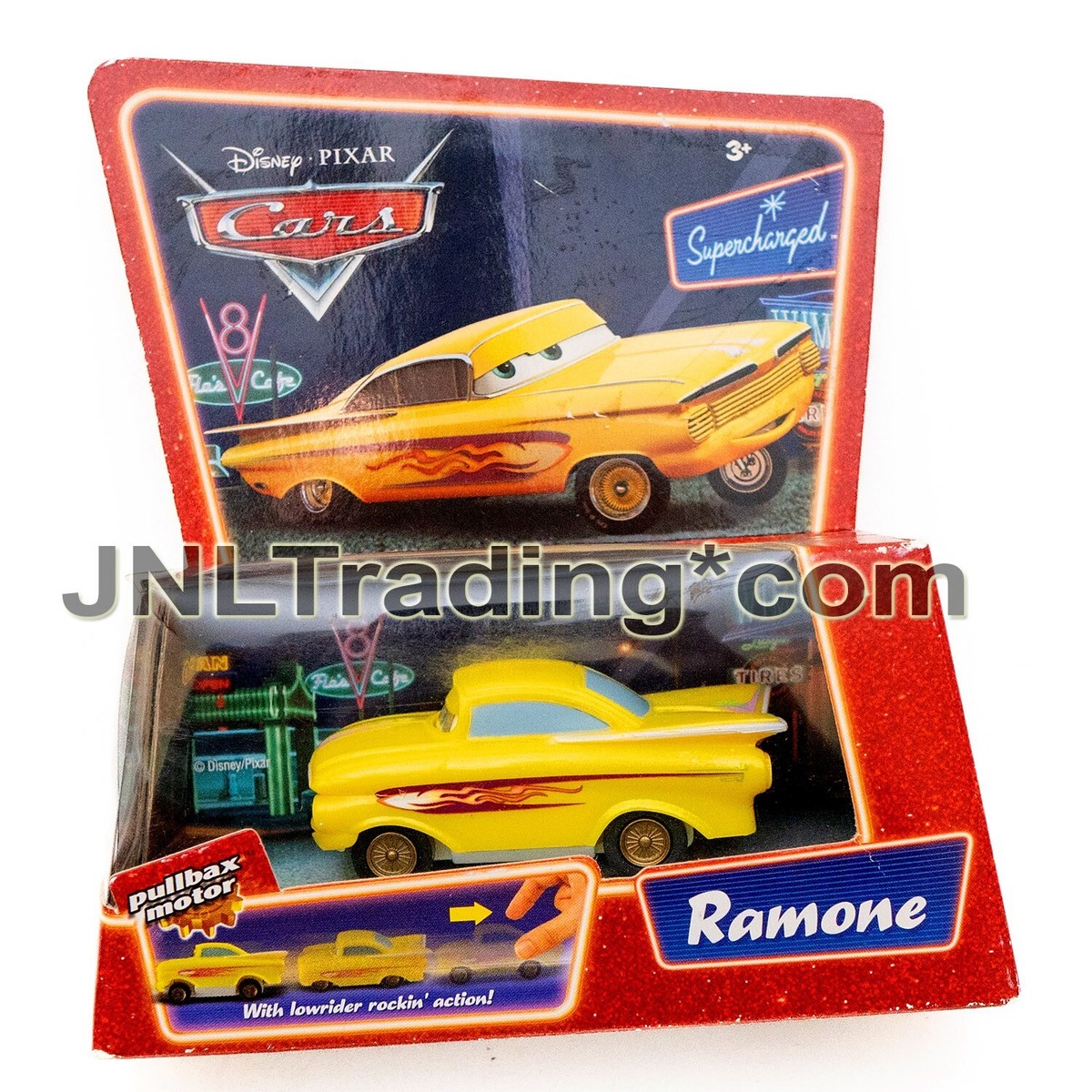 Disney Pixar Movie Cars Pullbax Motor Series RAMONE Yellow | eBay