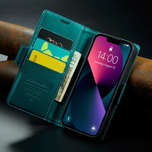 Pour iPhone 16/15/14/13/12/11 Pro Max Etui Portefeuille en Cuir Porte Carte - Zdjęcie 38 z 45