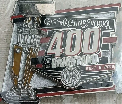 NASCAR 400 At The Brickyard Big Machine Vodka Layered Pin Lapel Sept, 9, 2018 - Picture 4 of 6