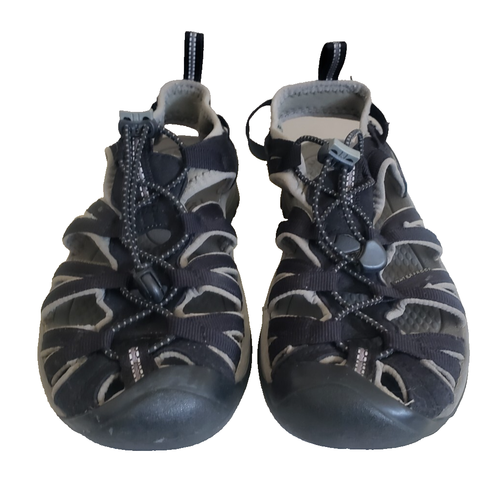 Scarpe sandali outdoor Keen Whisper Bungee da donna taglia 8 US 38 5 nero grigio