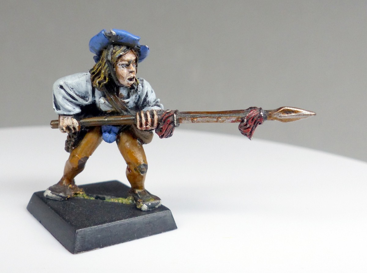 Figurine Warhammer Empire Youngblood – Lance – Games Workshop – Peinte – Occasion