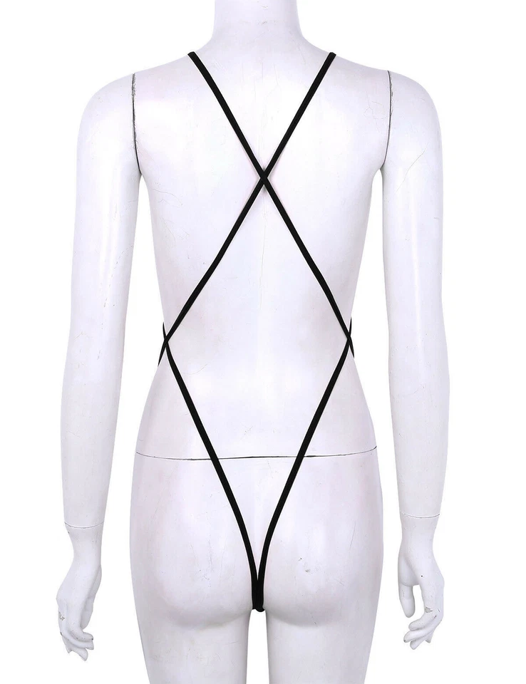 Sexy Femme Mini Bikini Soutien Gorge Micro G-String Set String Lingerie Maillot - Photo 4/4