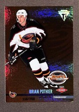 2001-02 Titanium Draft Day Edition #108 Brian Pothier Rookie Gold /780