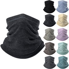 Winter Neck Gaiter Windproof Fleece Warmer Face Mask Scarf Bandana for Men Women