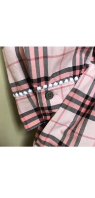 BURBERRY♡ワンピース ピンク 3Y98cm Burberry Pink Azalea Check Nova Cotton Belted Shirt Dress US 4