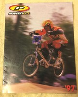 Vintage Collectible 1997 Powerlite Industries Catalog Bmx / Freestyle Vintage Collectible 1997 Powerlite Industries Catalog Bmx / Freestyle