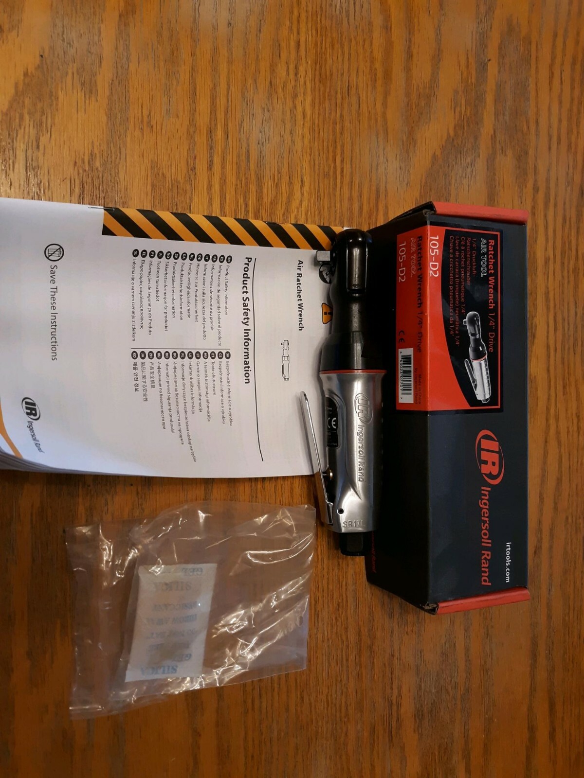 TOP SELLER" Ingersoll Rand 105-D2 1/4-Inch Air Ratchet NEW Ir 105-D2 105 D2