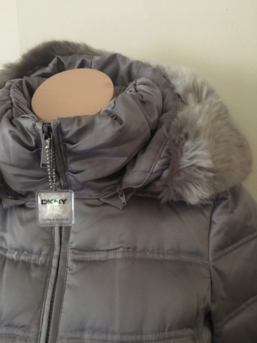 DKNY 5494 Womens Down Faux Fur 3-In-1 Parka Coat - Picture 9 of 9