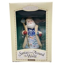 Hallmark Keepsake Ornament Santas from Around the World Porcelain Russia 2004