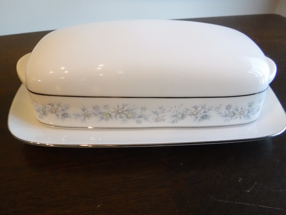 Noritake Marywood Covered Butter Dish very niceseldom used eBay