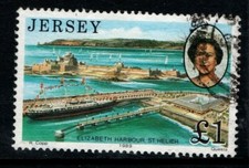 Jersey 1989 Queen Elizabeth II £1 Royal Visit SG500 Used 