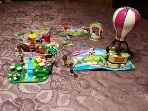 Lot Lego Friends Anniversaire Lapins Stand Glace Montgolfiere Ebay