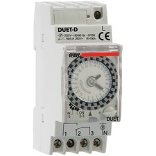 INTERRUTTORE ORARIO TIMER MECCANICO PROGRAMMABILE DA BARRA DIN VEMER VP879100