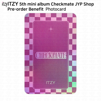 ITZY 5th Mini Album Checkmate Photocard Soundwave JYP Shop Music