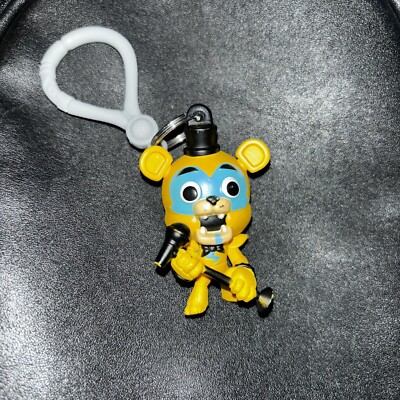 Five Nights at Freddy's Security Breach Glamrock Freddy Backpack Hanger Clip