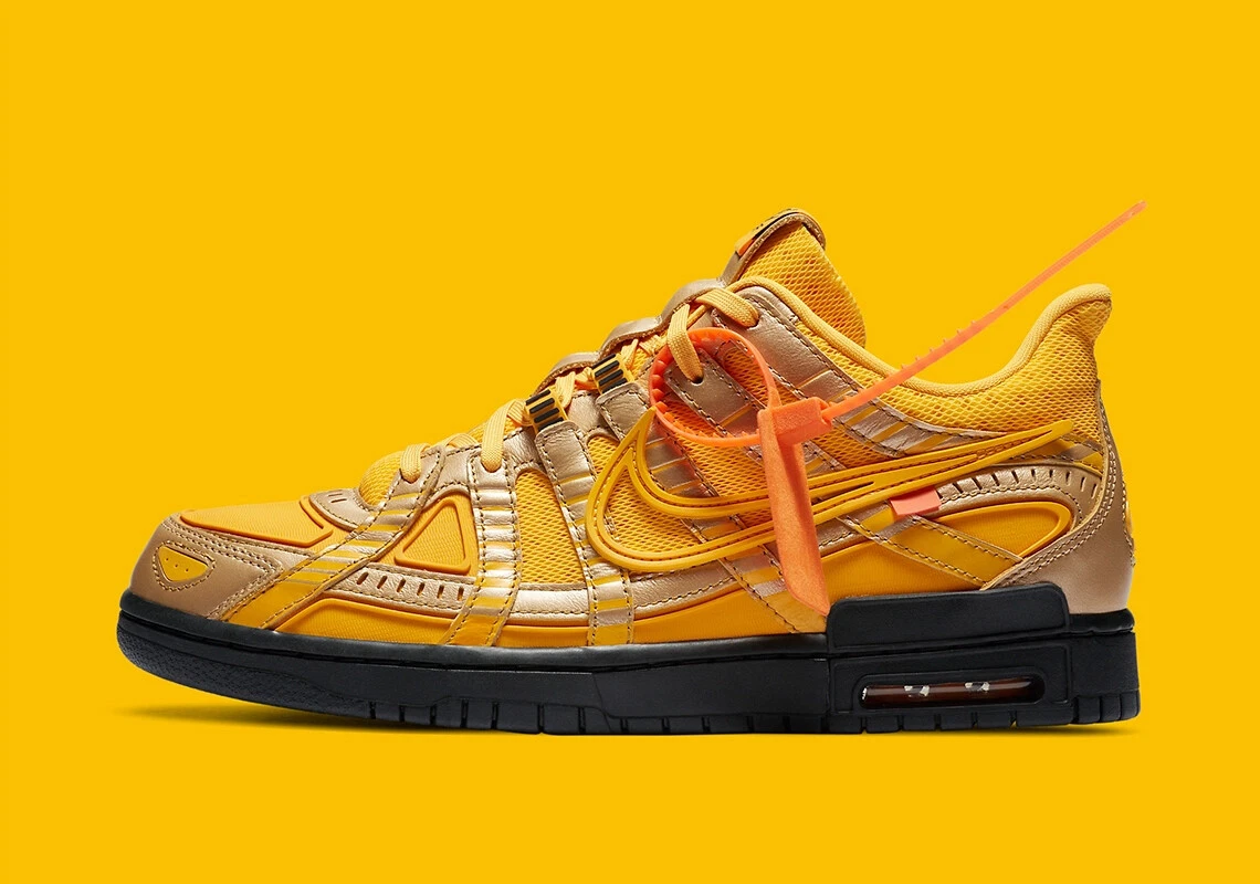Off-White × Nike Air Rubber Dunk University Gold CU6015-700 Men's