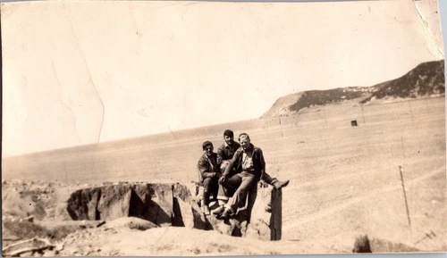 Vtg Photo WW2 USS Kennebec Crew Sailors US Navy Military Service Men Shore Leave