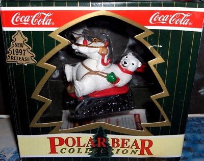 Coca-Cola`1997-The Polar Bear Collection Christmas Tree Ornament