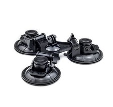 Triple Suction Cup Car Mount For GoPro Hero 13 12 11 DJI OSMO Action Cam Go Pro
