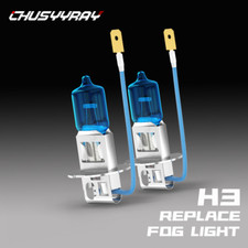 For Lexus ES300 1997-2003 2pcs H3 6K White Fog Light Bulbs Beam Kit USA