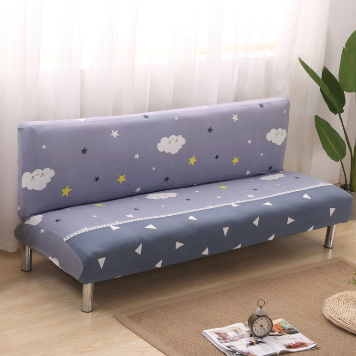 Universal Nuevo Estampado Floral Sin Reposabrazos, Extraíble Plegable Sofá Protección