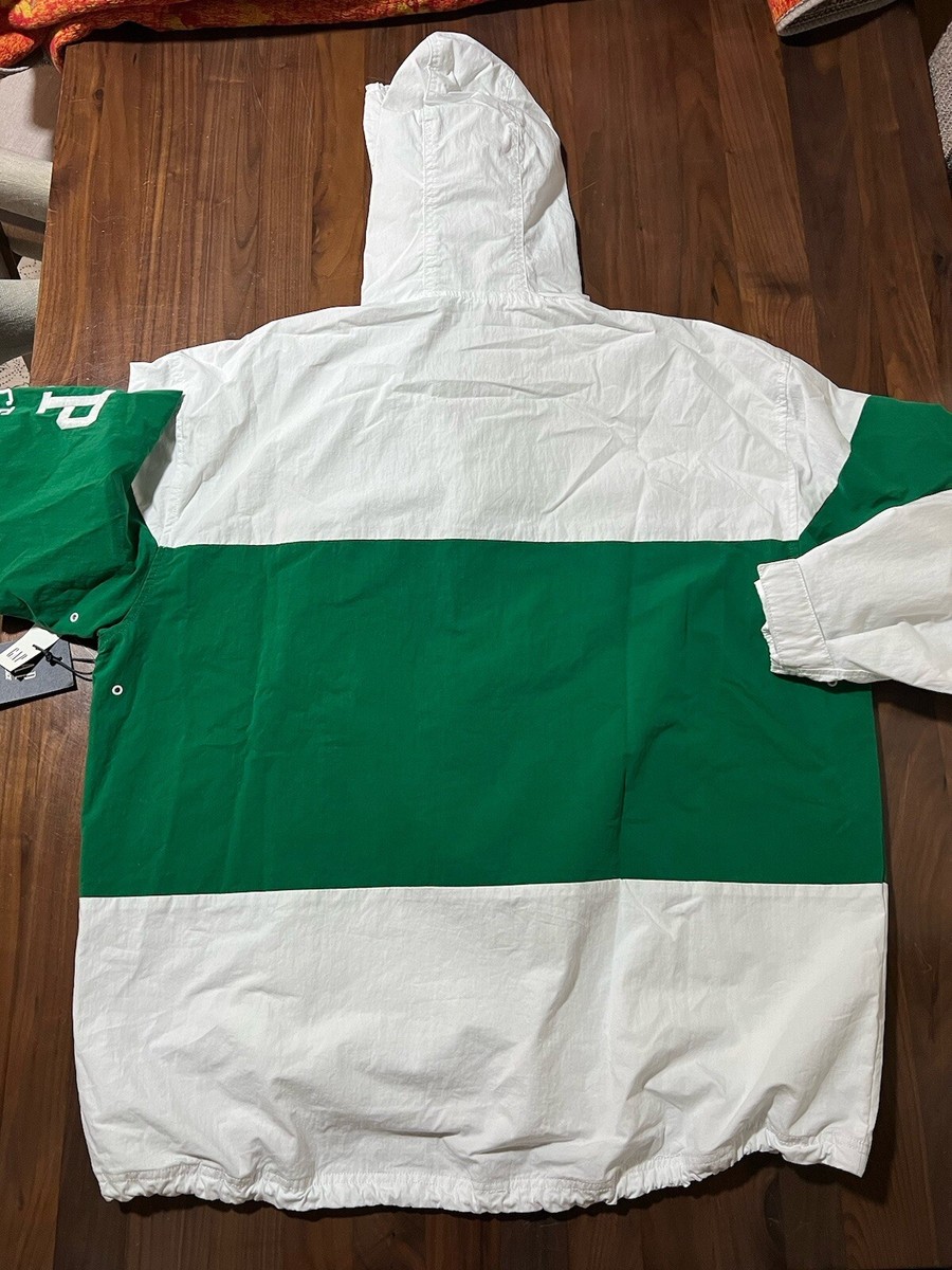 Palace Gap Windbreaker in Bright White (& Green) SS24 Men's Palace Gap Windbreaker in Bright White (& Green) SS24 Men's