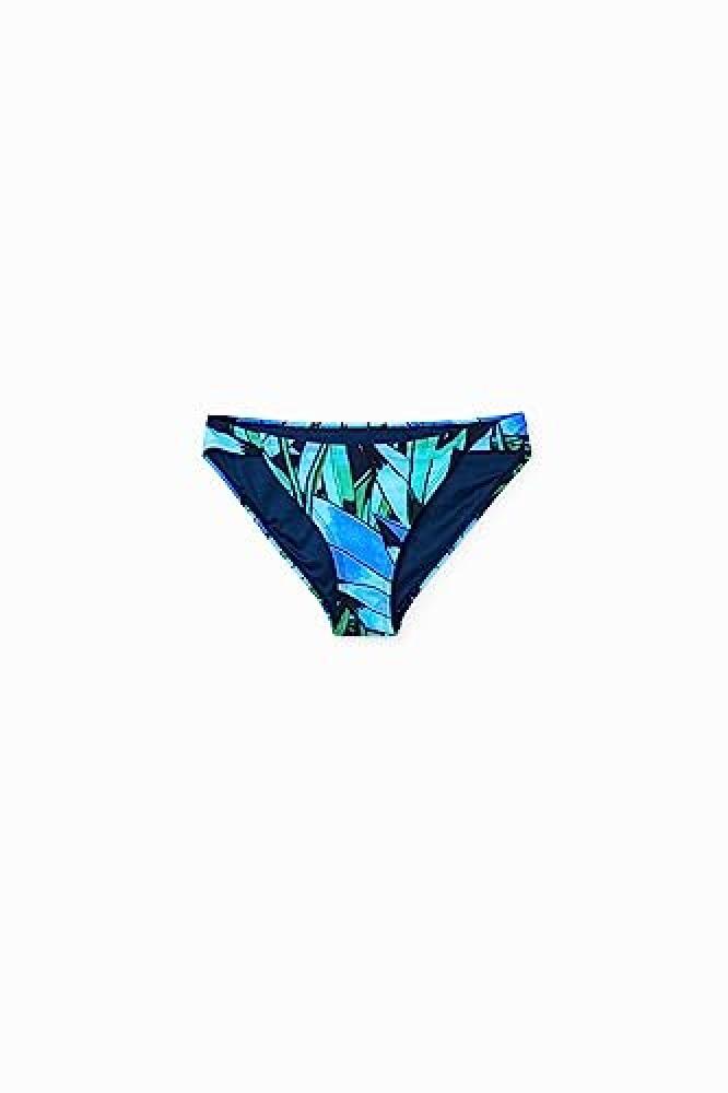 (TG. XXL) Desigual Swim_bukit I Set Bikini, Blu, XXL Donna - NUOVO