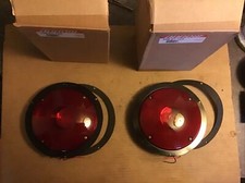 Vintage Arrow 7 Fire Truck Brake Lights New Dated 1961