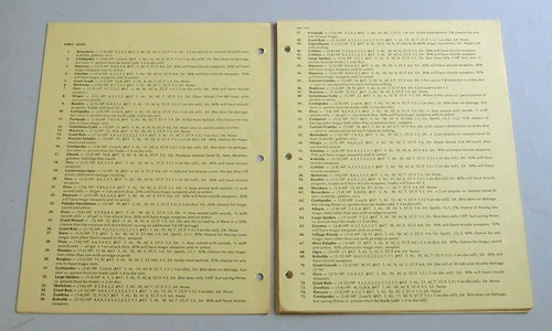 Dungeons & Dragons Monster & Treasure Assortment Set One Levels 1-3 1977 9011 - Picture 3 of 13