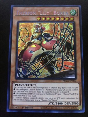 Yugioh Therion  Lily  Borea MP23-EN062 Secret Rare 1st Ed NM