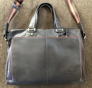 ebay leather briefcase