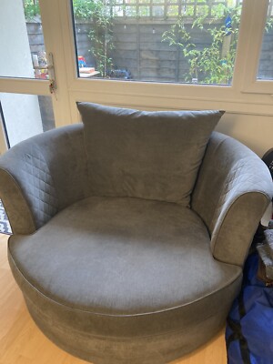 Dfs Grey Swivel Glider DFS Swivel Chair Grey UK
