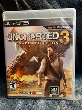 "UNCHARTED 3: DRAKE’S DECEPTION” PS3 PlayStation 3 game, case & manual [2011]