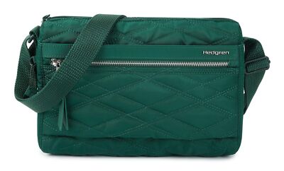 Hedgren Inner City Eye Shoulder Bag RFID Umhängetasche New Quilt Varsity Green