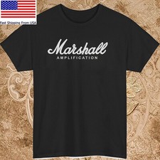 Marshall amplifiers Logo Black T-Shirt size L