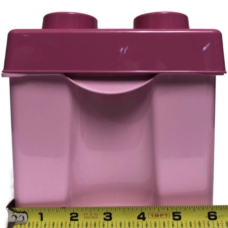 lego brick 8 knobs stackable storage box