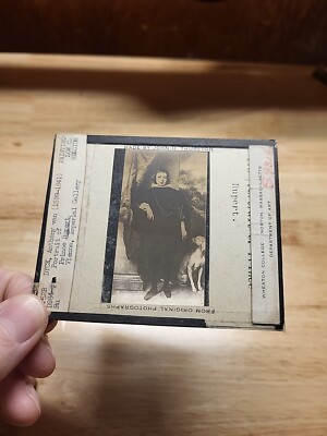 Vtg Magic Lantern Slide-Portrait Of Prince Rupert By Anthony Van Dyck