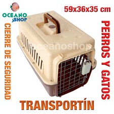 TRANSPORTIN PERRO Y GATO CALIDAD CIERRE DE SEGURIDAD ASA 59x36x35 cm L549 1779