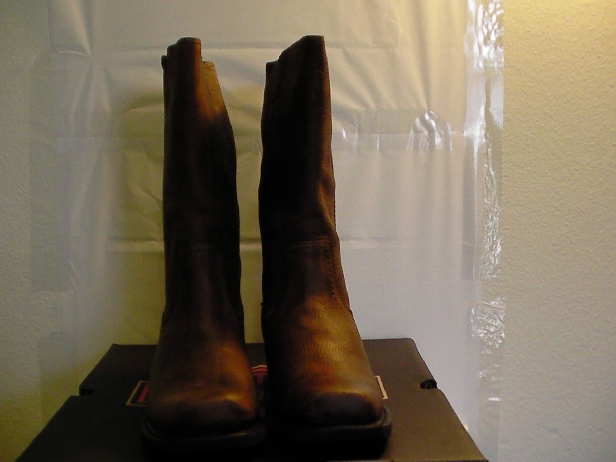 Harley-Davidson Dark Brown Leather Pull-On Boots Handcrafted in Spokane, WA. 200 pairs. U.S. only. Order your  main image 4