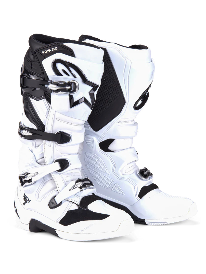Alpinestars MX Boots - Tech 7 **NEW Model** (White/Black)