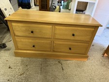 Solid Oak Chest of Drawers | 4 Drawer Storage Unit | Next Furniture