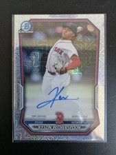 Topps 2025 Bowman Draft Chrome Prospect Auto Kyson Witherspoon BMA-KW Red Sox