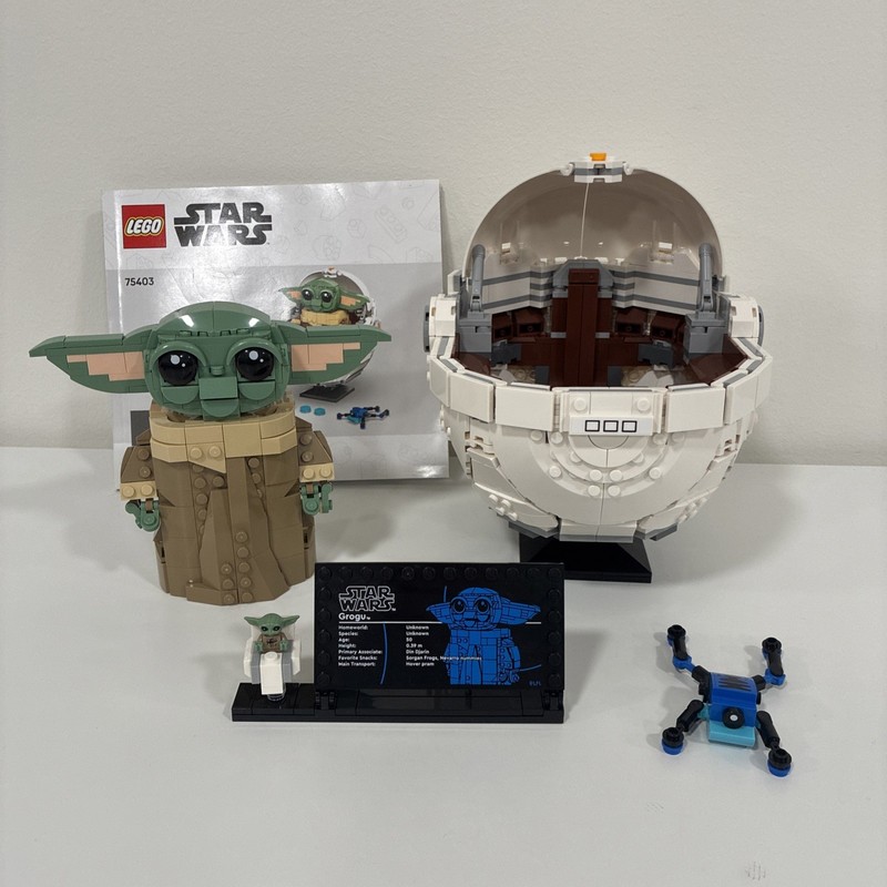 LEGO Star Wars Grogu with Hover Pram 75403
