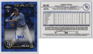 2024 Topps Chrome Update Sapphire Edition /199 Curtis Mead Rookie Auto RC
