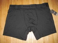 TOMMY JOHN Boxer Briefs Size LARGE Modal Spandex 4 Inch Inseam BLACK NWT
