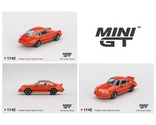 Mini GT Porsche 911 Carrera RS 2.7 Tangerine with Black Livery #1142 1/64