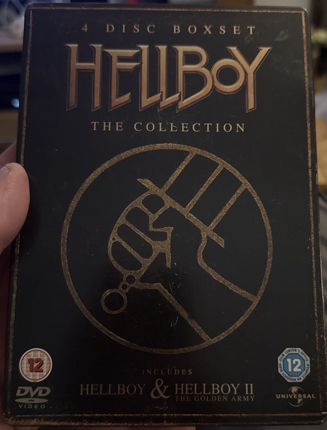 Hellboy/Hellboy 2 - The Golden Army (Box Set) (DVD, 2009)