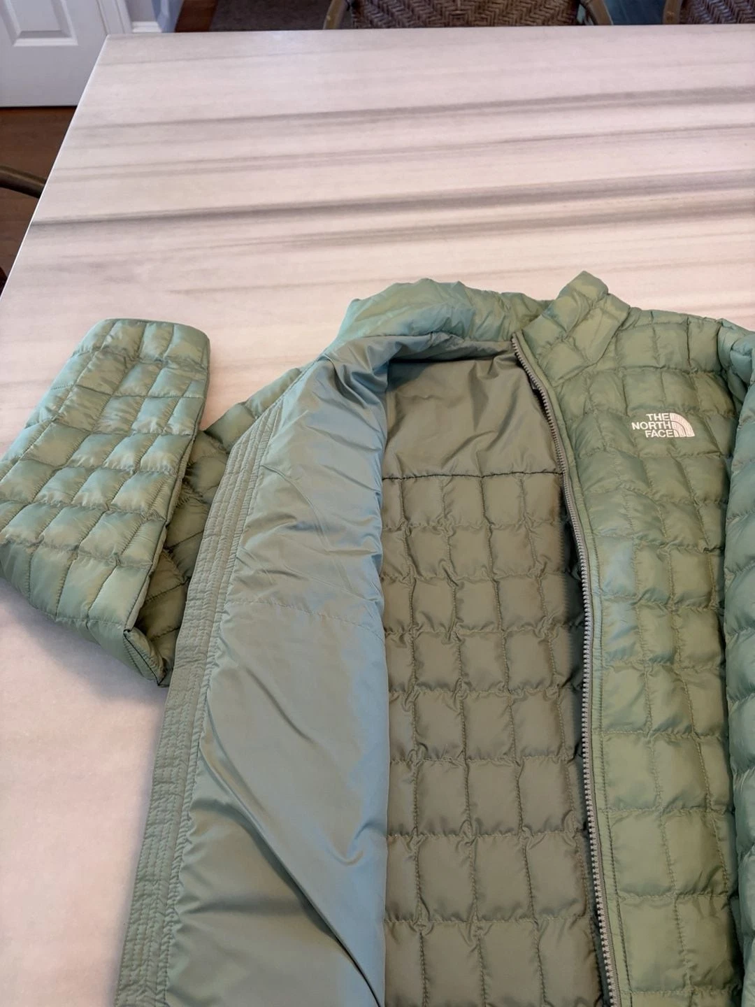 The North Face Mens Tnf Thrml Insltn Jkt XL Slate Moss image 7