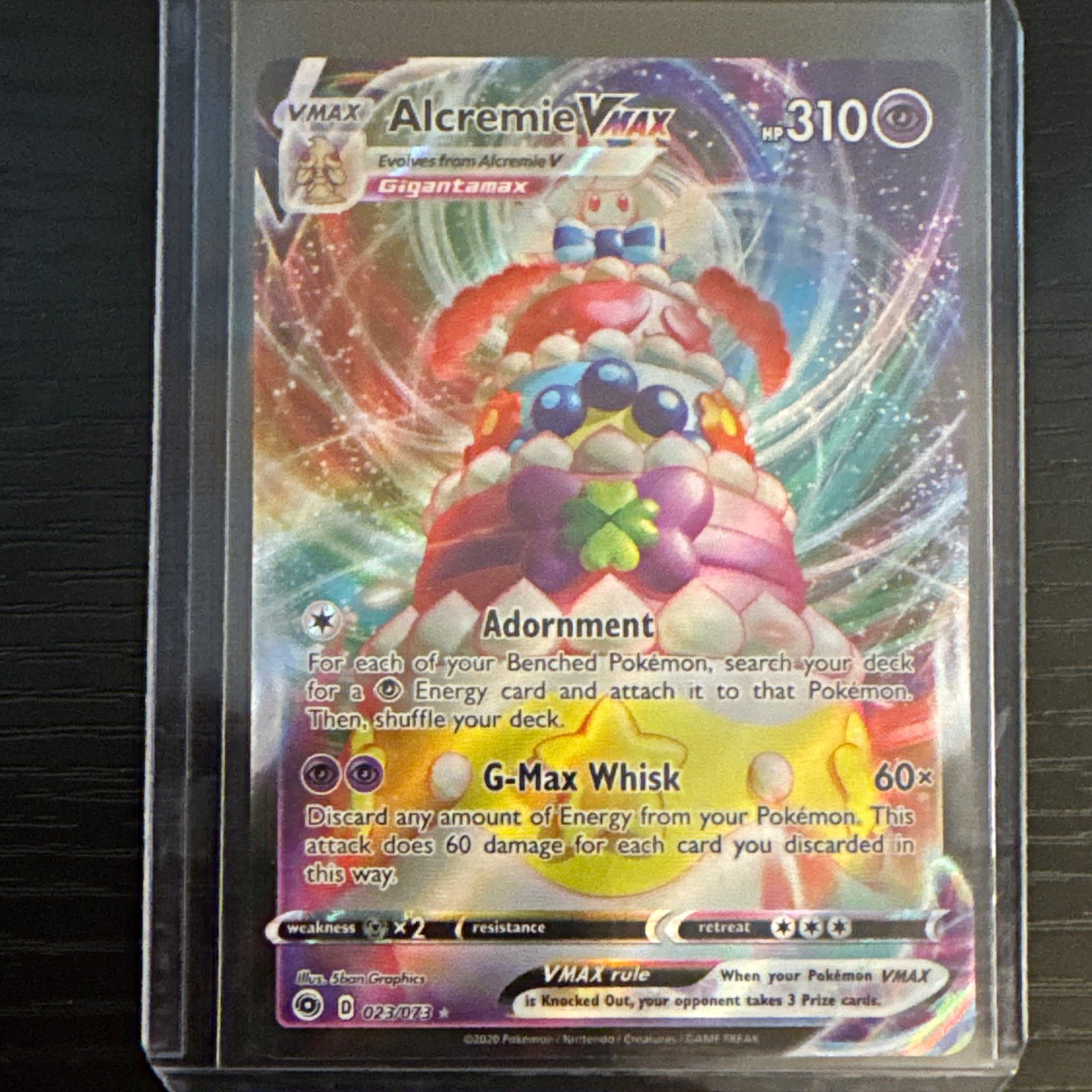 Pokemon TCG - Alcremie VMAX Ultra Rare Holo - Champion's Path 23/73 - NM